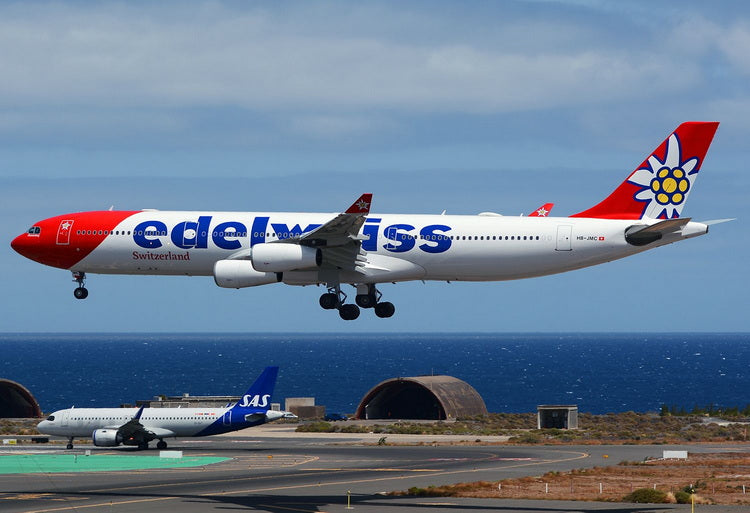 April Release Phoenix Models Edelweiss Air Airbus A340-300 HB-JMC 