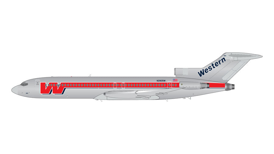 May Release Gemini Jets Western Boeing 727-200 N2805TW - 1