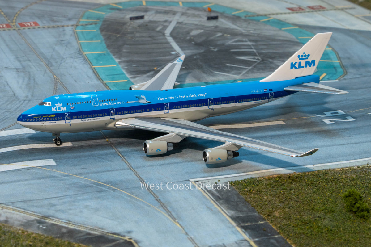 Phoenix Models KLM Boeing 747-400 “Old Livery” PH-BFE – West Coast