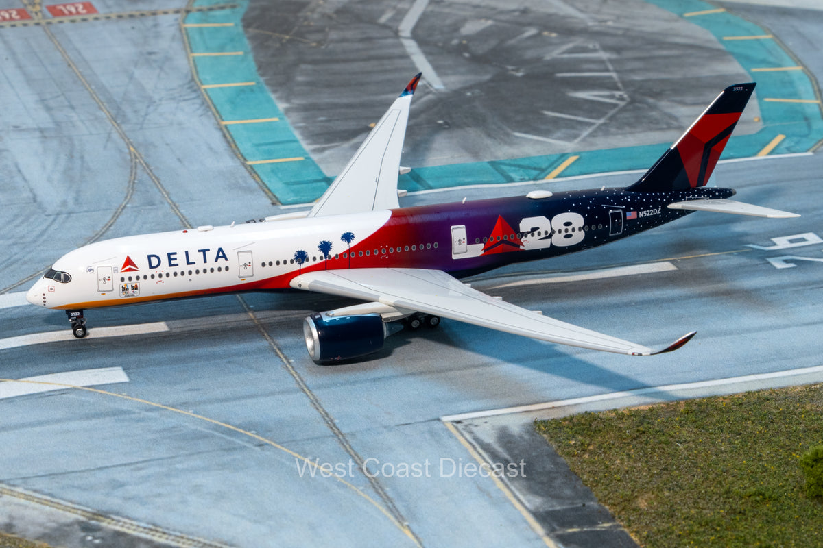 デルタ航空 A350-900 N522DZ 1:400スケール 1/400 A350-900 デルタ航空「ロサンゼルスオリンピック2028特別