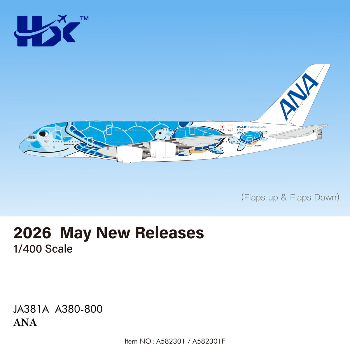 HX Wings May 2026 Release ANA Airbus A380 