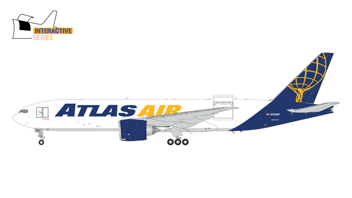 March 2025 Release Gemini Jets Atlas Air Boeing 777200LRF N703GT
