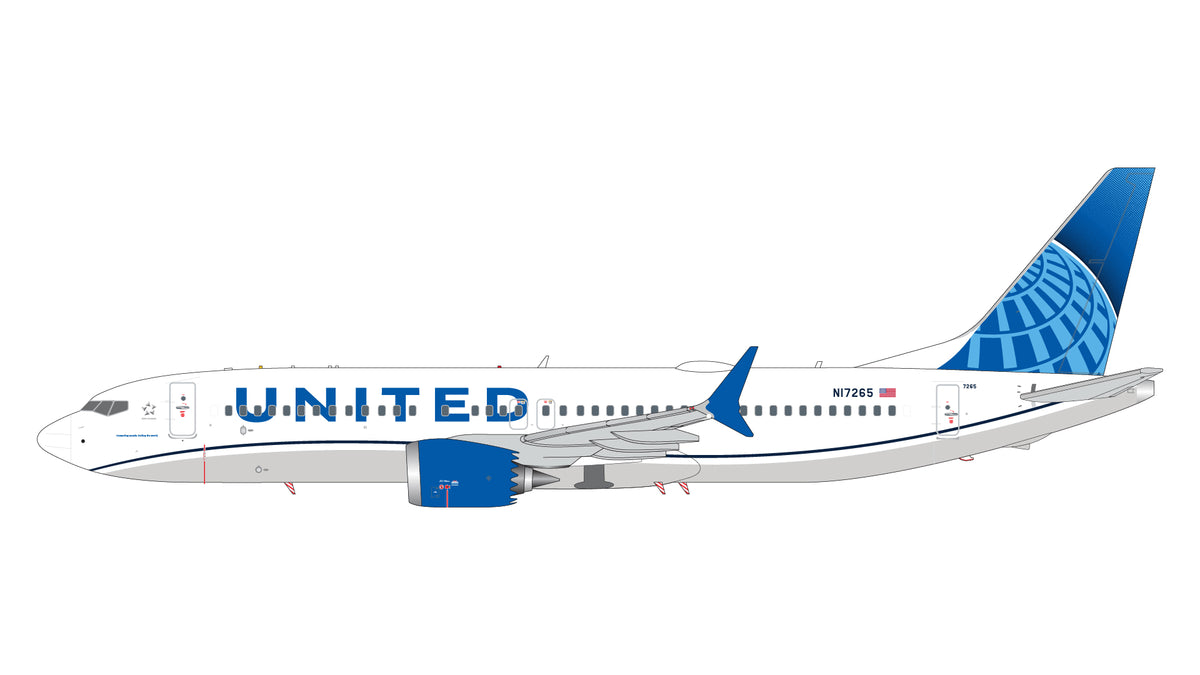 September Release Gemini Jets United Airlines Boing 737 MAX