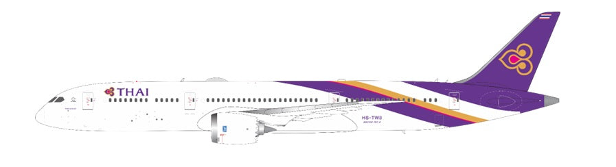 Aviation 1:400 THAIタイ国際航空 B787-9 HS-TWB Aviation400 Thai Airways International Boeing 787-9