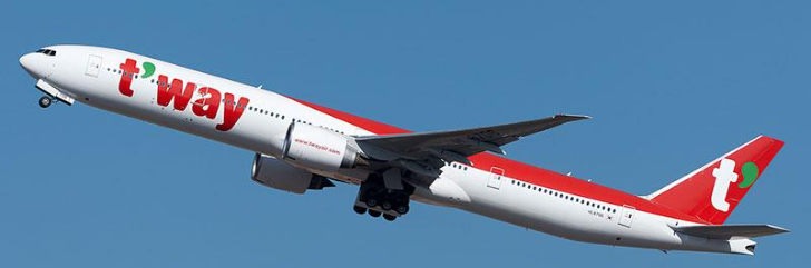 March Release 2025 AV400 T'Way Air Boeing 777-300ER HL8706 – West