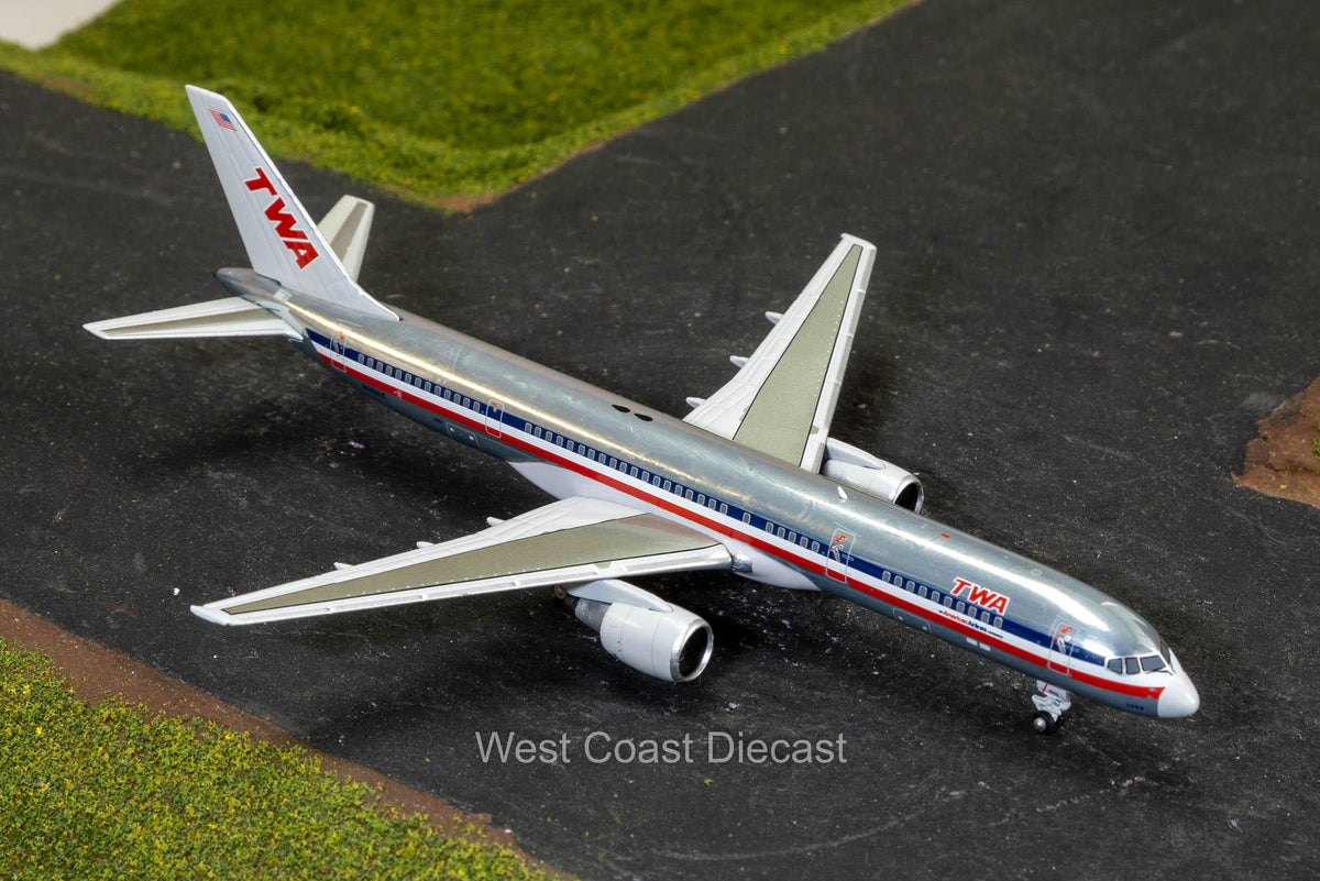 LAST ONE* March Release NG Models TWA Boeing 757-200 