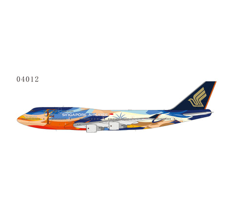 October 2025 Release NG Models Singapore Airlines 747-400 9V-SPK (Tropical livery) - Pre Order