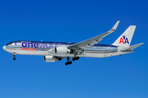 October Releases Phoenix Models American Airlines Boeing 767-300ER/w “Oneworld/Chrome Livery” N395AN - Pre Order