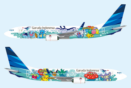 April Release Phoenix Models Garuda Airlines Boeing 737-800 "Pikachu GA1 Jet" PK-GMU - Pre Order