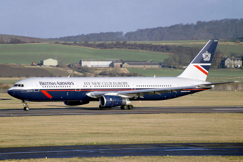 January 2025 Release Phoenix Models British Airways Boeing 767-300ER “Landor/Fly Club Europe” G-BNWV - Pre Order