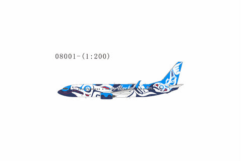 March Release NG Models Alaska Airlines 737-800 N559AS(Salmon People) - 1/200 - Pre Order
