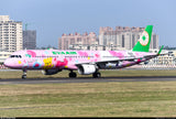 ULTIMATE April Release 2025 NG Models EVA Air Airbus A321-200S “Pinky Jet” B-16217