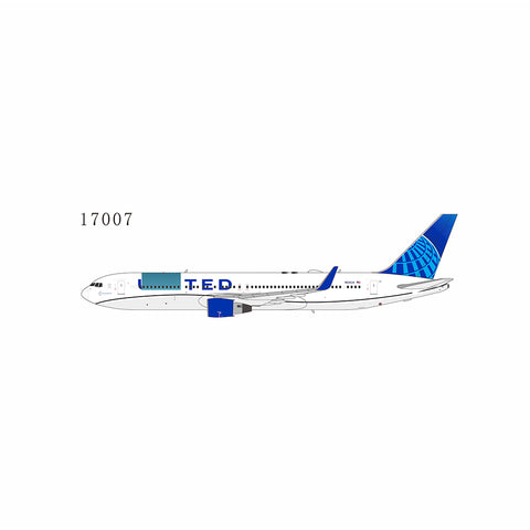 January Release 2025 NG Models United Airlines Boeing 767-300ER/w “Evo Blue/Structural Repair” N641UA - Pre Order