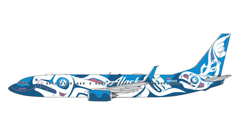 October Release Gemini Jets Alaska Airlines Boeing 737-800 “Salmon People” N559AS - Pre Order