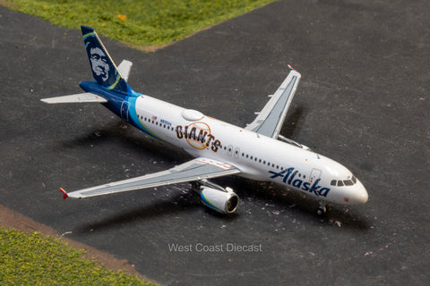 *LAST ONE* October Release NG Models Alaska Airlines Airbus A320-200 "San Francisco Giants" N855VA