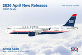 March 2026 Release SQ Wings US Airways Airbus A320-200 "Sully/Miracle on the Hudson" N106US - 1/200