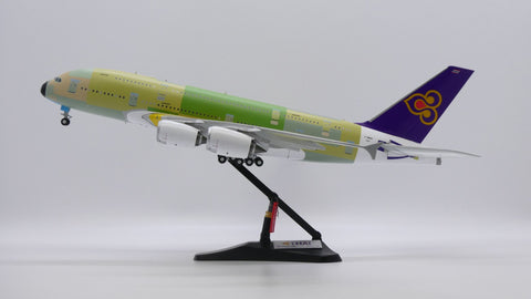 December Release JC Wings Thai Airways Airbus A380 "Bare Metal" F-WWAO (limited to 180pcs) - 1/200 - Pre Order