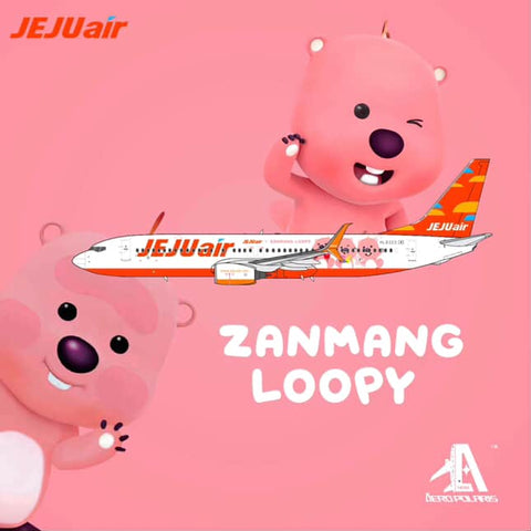 June 2025 Release AeroPolaris Jeju Air Boeing 737-800 "Zanmang Loopy" HL8322 - Pre Order