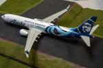 August Release Gemini Jets Alaska Airlines Boeing 737 MAX 9 “Seattle Kraken” N915AK - 1/200