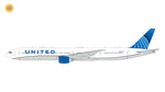 December Release Gemini Jets United Airlines Boeing 777-300ER "Evo Blue/Flaps Down" N2352U