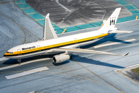 November Release Phoenix Models Monarch Airlines Airbus A330-200 “Old Livery” G-SMAN