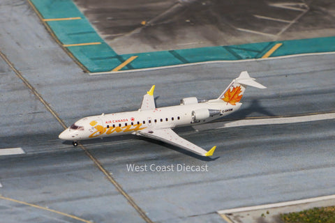 3D Design Deck 2025 Air Canada Jazz Bombardier CRJ-200 "Yellow Livery" C-GKEM