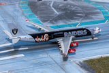 Phoenix Models AirAsia X Airbus A340-300 "Oakland Raiders" 9M-XAC