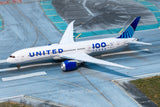 January 2026 Release Gemini Jets United Airlines Boeing 787-9 Dreamliner "Evo Blue/100 Years" N61101