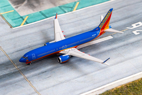 September Release NG Models Lite Southwest Airlines Boeing 737 MAX 8 "Canyon Blue Retro" N872CB