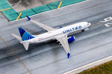 September Release NG Models United Airlines Boeing 737 MAX 8 “Evo Blue” N37318