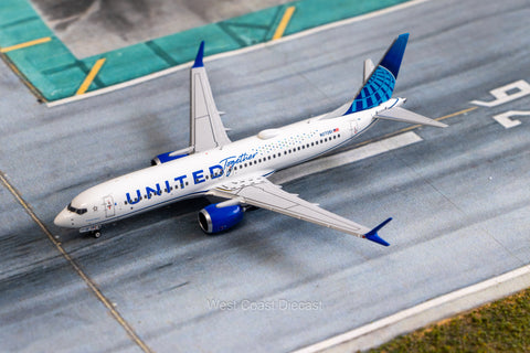 September Release NG Models United Airlines Boeing 737 MAX 8 “Evo Blue/United Together” N27261