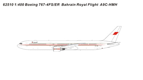 Panda Models Bahrain Royal Flight Boeing 767-400ER A9C-HMH - Pre Order
