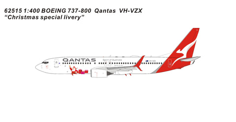 Panda Models Qantas Boeing 737-800 "Christmas Livery" VH-VZX - Pre Order