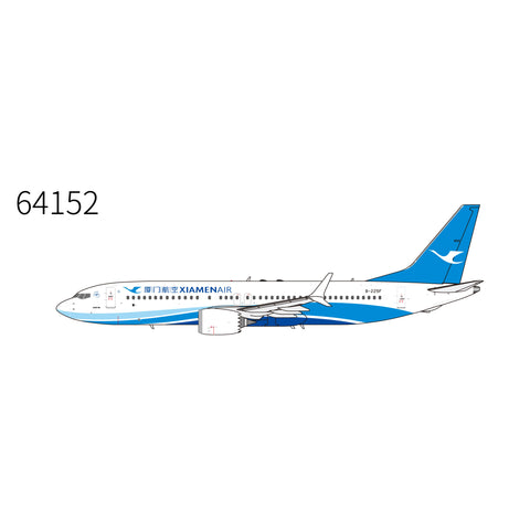 October 2025 Release NG Models Xiamen Airlines 737 MAX 8 B-225F (Xiamen Airlines' first Boeing aircraft delivered from China (Zhoushan)) - Pre Order