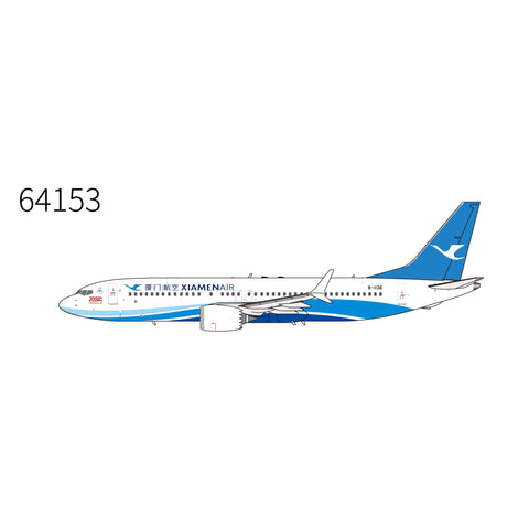 October 2025 Release NG Models Xiamen Airlines 737 MAX 8 B-1136 (with  "2000th Boeing Aircraft for China" titles) - Pre Order