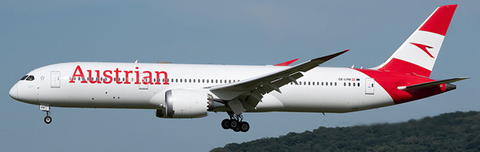 July Release AV400 Austrian Airlines Boeing 787-9 Dreamliner OE-LPM - Pre Order