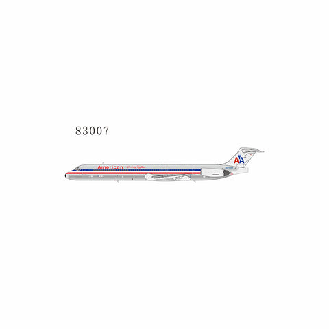 February Release 2025 NG Models American Airlines McDonnell Douglas MD-82 “Chrome Livery/Working Together” N214AA - Pre Order