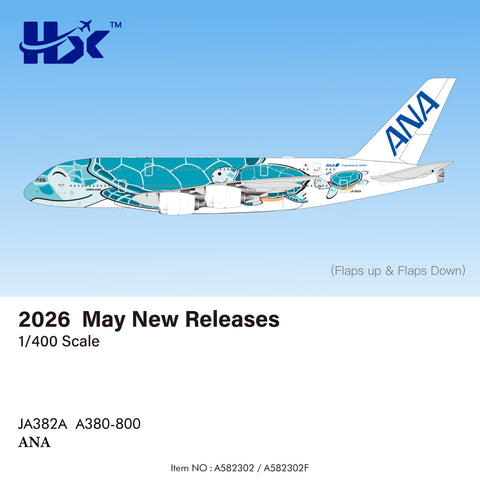 HX Wings May 2026 Release ANA All Nippon Airways Airbus A380