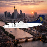 3D Design Deck 2026 Lufthansa CityLine Bombardier Dash 8-Q100 "Old Livery" D-BERT