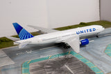 April 2026 Release Gemini Jets United Airlines Boeing 777-200ER "Evo Blue" N798UA - 1/200
