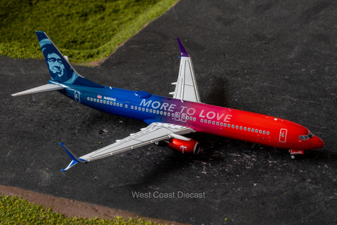July Release NG Models Alaska Airlines Boeing 737-900ER/w "More To Love" N493AS