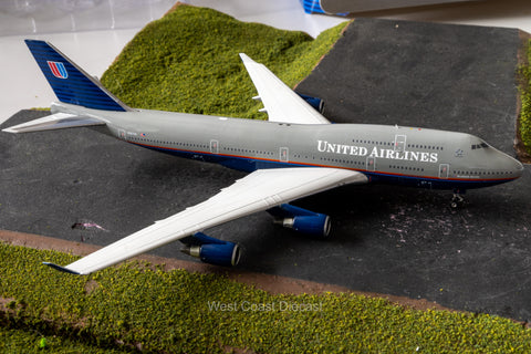 June Releases Phoenix Models United Airlines Boeing 747-400 “Battleship” N187UA