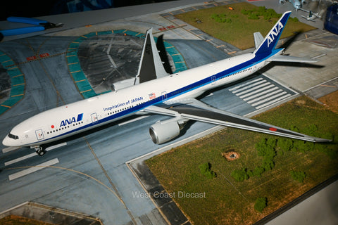 December Release JC Wings All Nippon Airways ANA Boeing 777-300ER “Tomorrow Dachi Sticker” JA777A - 1/200