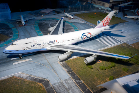 January Release JC Wings China Airlines Boeing 747-400 "60th Anniversary" B-18210 - 1/200