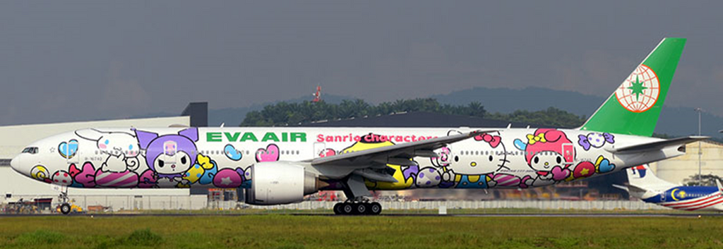 EVA AIR エバー航空 777-300ER ハローキティ Ph 1:400 January Release 2025 AV400 EVA Air Boeing 777-300ER “Lolly