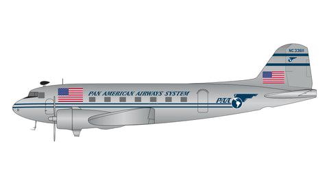 January 2025 Release Gemini Jets Pan American Airways System Douglas DC-3C NC33611 - 1/200 - Pre Order