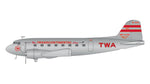 January 2025 Release Gemini Jets Transcontinental & Western Air Douglas DC-3 NC1943 - 1/200 - Pre Order