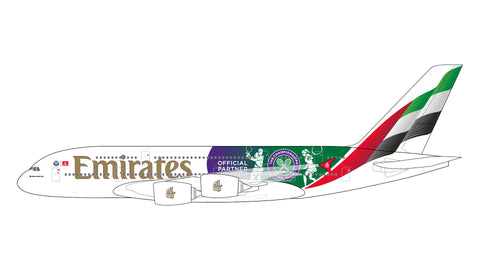 January 2025 Release Gemini Jets Emirates Airbus A380 "Wimbledon Official Partner" A6-EOE - 1/200 - Pre Order