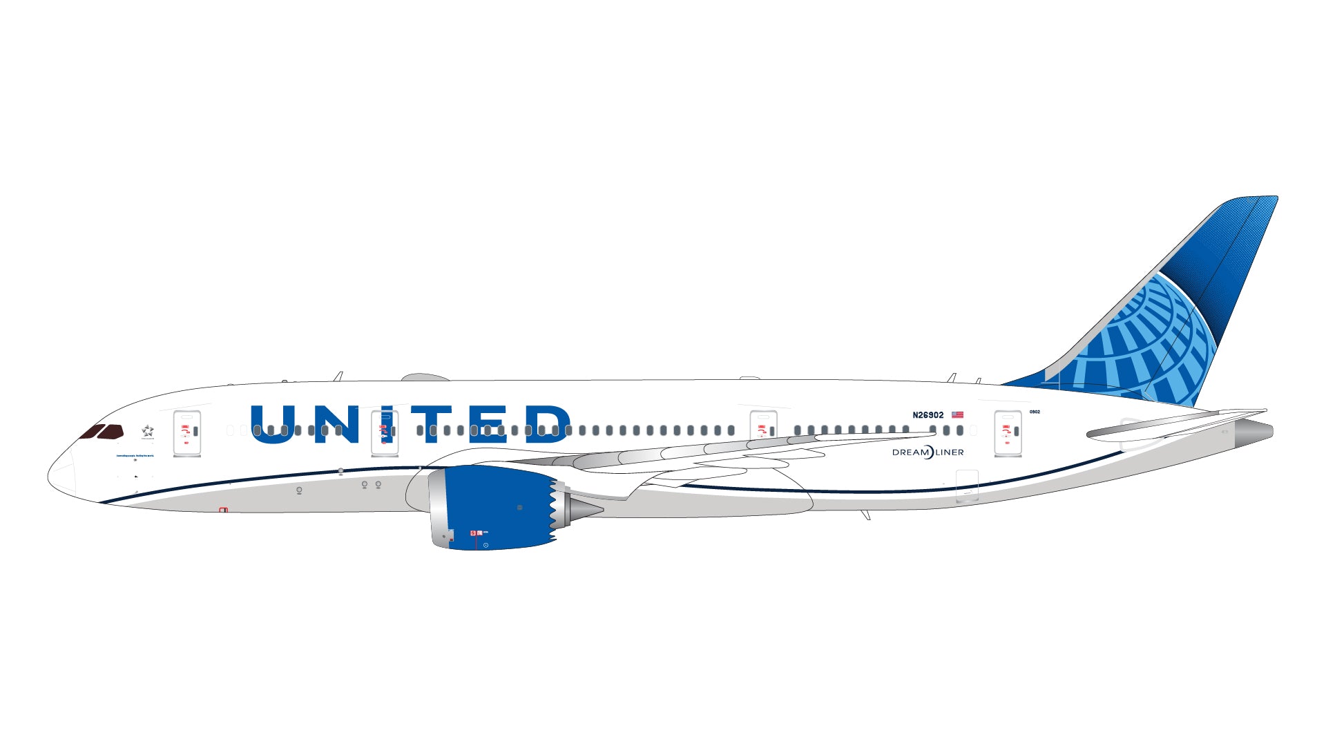 March 2025 Release Gemini Jets United Airlines Boeing 787-8
