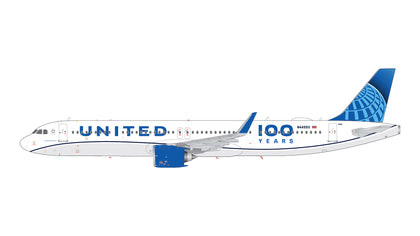September 2026 Release Gemini Jets United Airlines Airbus A321neo N44550 "100 Years" - 1/200 - Pre Order